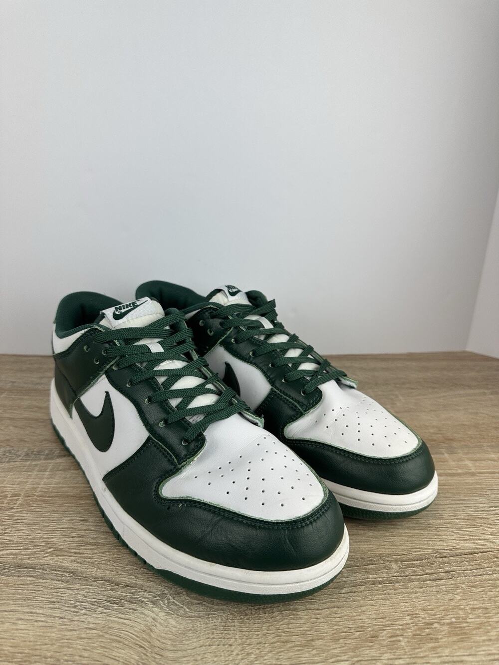 Nike Dunk Low Retro White Green DD1391-101 Men’s Size 11 EU 45 Pre-Owned